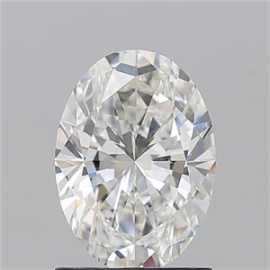 Picture of Natural Diamond 1.30 Carats, Oval with  Cut, G Color, VS2 Clarity and Certified by GIA