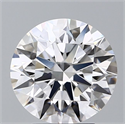 Lab Grown Diamond 3.53 Carats, Round with Ideal Cut, D Color, VS1 Clarity and Certified by IGI