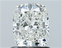 Diamante Natural 1.01 quilates, Del cojín , Color H, claridad VVS1 y certificado GIA