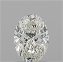 Natural Diamond 1.02 Carats, Oval with  Cut, J Color, SI2 Clarity and Certified by GIA