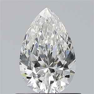 Picture of Natural Diamond 0.70 Carats, Pear with  Cut, G Color, VVS2 Clarity and Certified by GIA