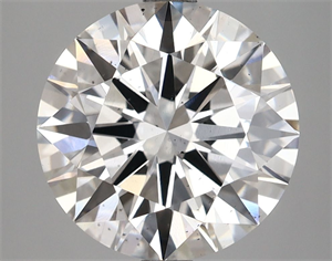 Picture of Lab Grown Diamond 4.52 Carats, Round with Ideal Cut, E Color, SI1 Clarity and Certified by IGI