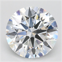 Lab Grown Diamond 2.71 Carats, Round with Ideal Cut, D Color, FL Clarity and Certified by IGI