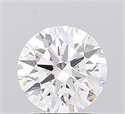 Lab Grown Diamond 2.07 Carats, Round with Ideal Cut, F Color, VVS2 Clarity and Certified by IGI
