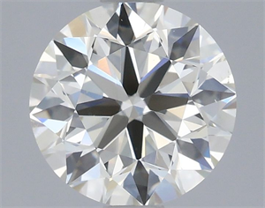 Picture of Natural Diamond 1.08 Carats, Round with Excellent Cut, I Color, VS2 Clarity and Certified by IGI
