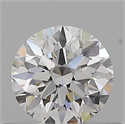 Natural Diamond 0.43 Carats, Round with Excellent Cut, D Color, VS2 Clarity and Certified by GIA