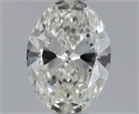 Diamante Natural 0.40 quilates, Ovalado , Color H, claridad VVS2 y certificado GIA