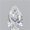 Natural Diamond 0.52 Carats, Pear with  Cut, E Color, VVS2 Clarity and Certified by GIA