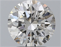 Natural Diamond 2.21 Carats, Round with Excellent Cut, H Color, VS1 Clarity and Certified by GIA