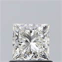 Natural Diamond 0.79 Carats, Princess with  Cut, I Color, VS2 Clarity and Certified by GIA