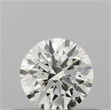 Diamante Natural 0.40 quilates, Redondo , Color J, claridad VS1 y certificado GIA