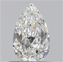Natural Diamond 0.51 Carats, Pear with  Cut, G Color, VVS2 Clarity and Certified by GIA