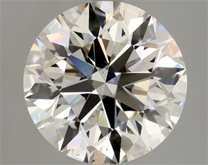 Picture of Natural Diamond 3.50 Carats, Round with Excellent Cut, I Color, VS2 Clarity and Certified by GIA