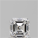 Diamante Natural 0.74 quilates, Asscher , Color F, claridad VVS1 y certificado GIA