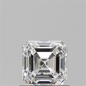 Foto Diamante Natural 0.74 quilates, Asscher , Color F, claridad VVS1 y certificado GIA de