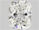 Diamante Natural 0.82 quilates, Del cojín , Color F, claridad VVS1 y certificado GIA