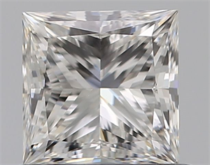 Picture of Natural Diamond 0.71 Carats, Princess with  Cut, G Color, VS2 Clarity and Certified by GIA