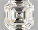 Natural Diamond 1.03 Carats, Asscher with  Cut, H Color, VS2 Clarity and Certified by IGI