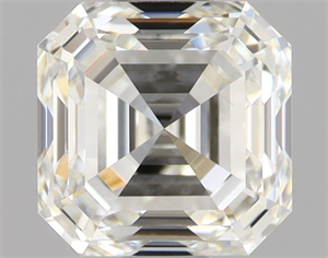 Picture of Natural Diamond 1.03 Carats, Asscher with  Cut, H Color, VS2 Clarity and Certified by IGI