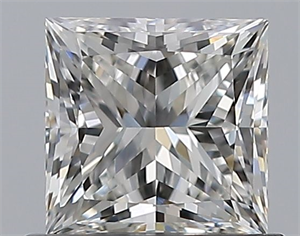 Picture of Natural Diamond 0.80 Carats, Princess with  Cut, I Color, VS2 Clarity and Certified by GIA