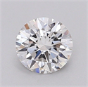 Lab Grown Diamond 1.03 Carats, Round with Excellent Cut, F Color, VS1 Clarity and Certified by IGI