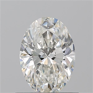 Picture of Natural Diamond 0.74 Carats, Oval with  Cut, H Color, VS2 Clarity and Certified by GIA