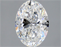 Natural Diamond 2.01 Carats, Oval with  Cut, E Color, VVS1 Clarity and Certified by GIA