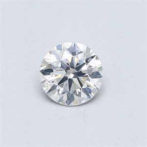 Foto Diamante Natural 0.40 quilates, Redondo , Color F, claridad I1 y certificado GIA de