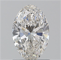 Natural Diamond 1.01 Carats, Oval with  Cut, G Color, IF Clarity and Certified by GIA