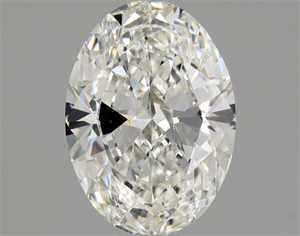 Picture of Natural Diamond 1.00 Carats, Oval with  Cut, G Color, SI2 Clarity and Certified by IGI