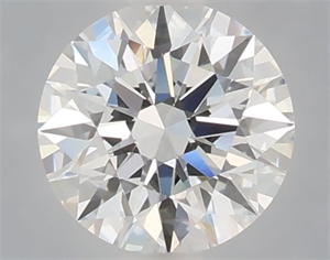 Picture of Lab Grown Diamond 1.07 Carats, Round with Ideal Cut, D Color, VVS2 Clarity and Certified by IGI
