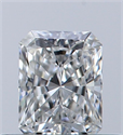 Diamante Natural 0.35 quilates, Radiante , Color F, claridad IF y certificado GIA