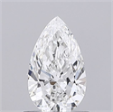 Diamante Natural 0.69 quilates, De pera , Color F, claridad SI1 y certificado GIA