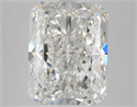 Natural Diamond 7.03 Carats, Radiant with  Cut, G Color, SI1 Clarity and Certified by GIA