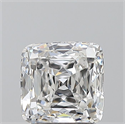 Diamante Natural 1.70 quilates, Del cojín , Color F, claridad SI1 y certificado GIA