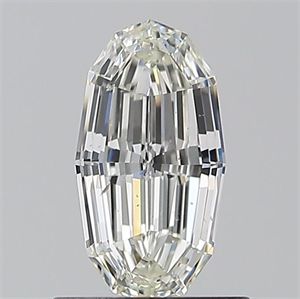 Picture of Natural Diamond 0.90 Carats, Oval with  Cut, I Color, SI1 Clarity and Certified by GIA