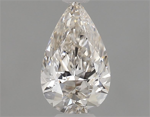 Picture of Natural Diamond 0.55 Carats, Pear with  Cut, J Color, IF Clarity and Certified by GIA