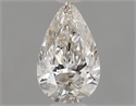 Diamante Natural 0.55 quilates, De pera , Color J, claridad IF y certificado GIA