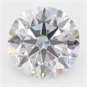 Lab Grown Diamond 3.68 Carats, Round with Excellent Cut, D Color, VVS2 Clarity and Certified by GIA