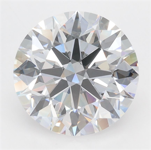 Picture of Lab Grown Diamond 3.68 Carats, Round with Excellent Cut, D Color, VVS2 Clarity and Certified by GIA