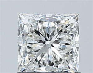 Picture of Natural Diamond 1.00 Carats, Princess with  Cut, G Color, VVS1 Clarity and Certified by GIA