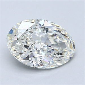 Picture of Natural Diamond 2.50 Carats, Oval with  Cut, I Color, VS1 Clarity and Certified by GIA