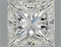 Diamante Natural 5.06 quilates, Princesa , Color J, claridad VVS2 y certificado IGI