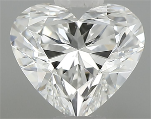 Picture of Natural Diamond 0.42 Carats, Heart with  Cut, G Color, VS2 Clarity and Certified by GIA