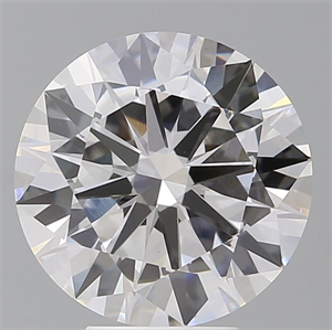 Picture of Lab Grown Diamond 5.57 Carats, Round with Excellent Cut, E Color, VVS2 Clarity and Certified by IGI