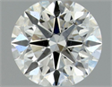 Natural Diamond 0.43 Carats, Round with Excellent Cut, H Color, SI1 Clarity and Certified by GIA