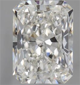 Picture of Natural Diamond 3.01 Carats, Radiant with  Cut, G Color, SI2 Clarity and Certified by GIA