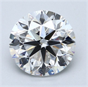 Natural Diamond 2.52 Carats, Round with Very Good Cut, E Color, VS2 Clarity and Certified by GIA