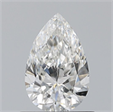 Natural Diamond 0.70 Carats, Pear with  Cut, G Color, VVS1 Clarity and Certified by GIA