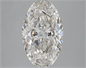 Natural Diamond 4.01 Carats, Oval with  Cut, I Color, SI2 Clarity and Certified by IGI